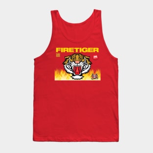 Firetiger Yellow Name Tank Top